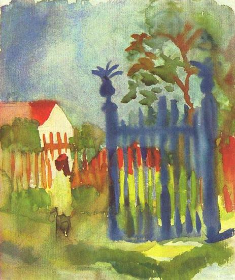 August Macke Gartentor